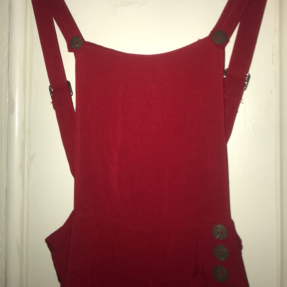 Bright Red Jumpsuit